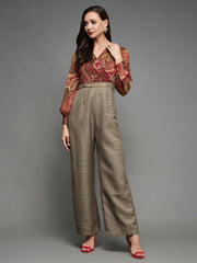 Printed Basic Jumpsuit