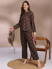 Geometric Printed Co-Ords