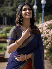 Semi-Stitched Lehenga & Unstitched Blouse With Dupatta