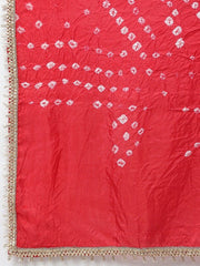 Women White Angrakha Kurta with Palazzos & With Dupatta