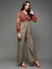 Printed Basic Jumpsuit