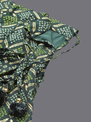 Ethnic Motifs Printed Flared Maxi Skirt