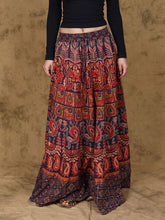Printed Pure Cotton Wrap Maxi Skirts