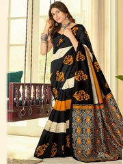 Bagh Printed Dabu Saree