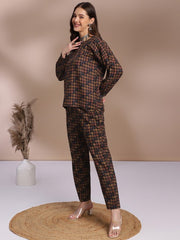 Geometric Printed Co-Ords