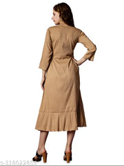 Crepe Maxi Dress