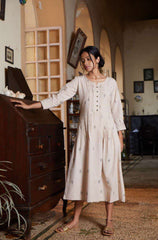 Light Brown Ethnic Kurti Top