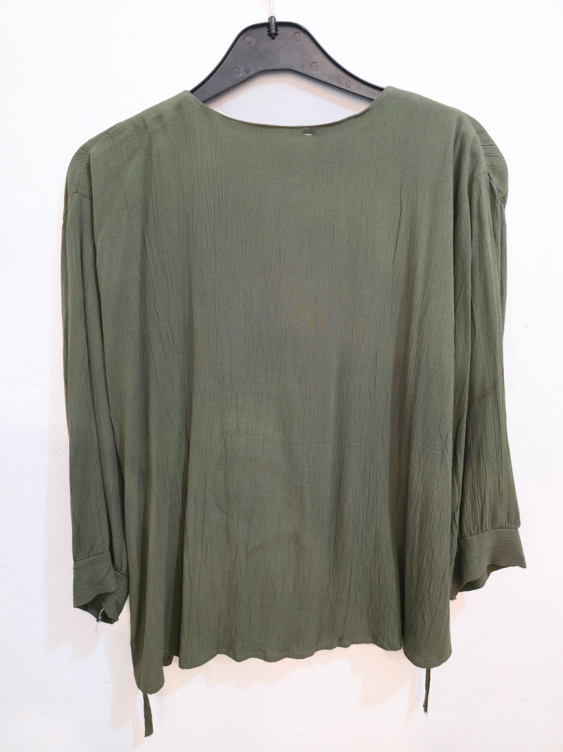 Green Floral Tunic Top-2