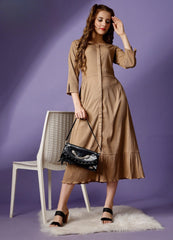 Crepe Maxi Dress