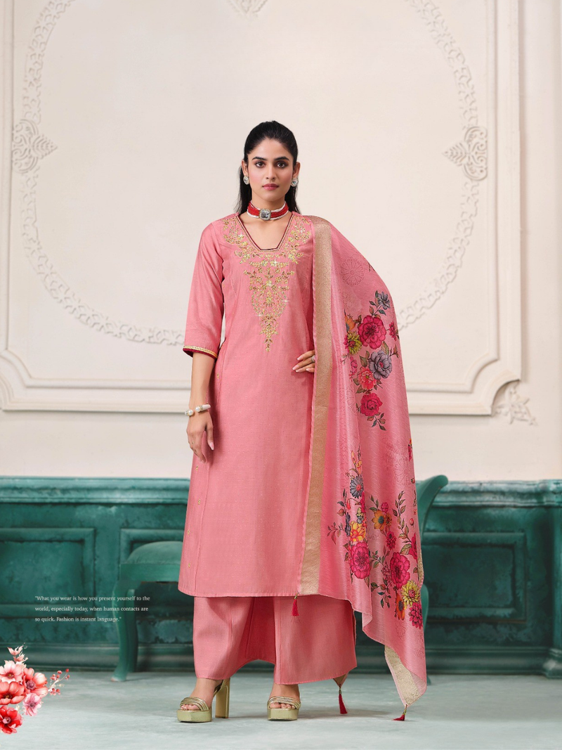 Women’s Serene Bloom Nagris Kurta Set-1