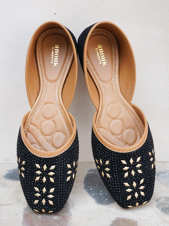 Embellished Mojaris Flats-6