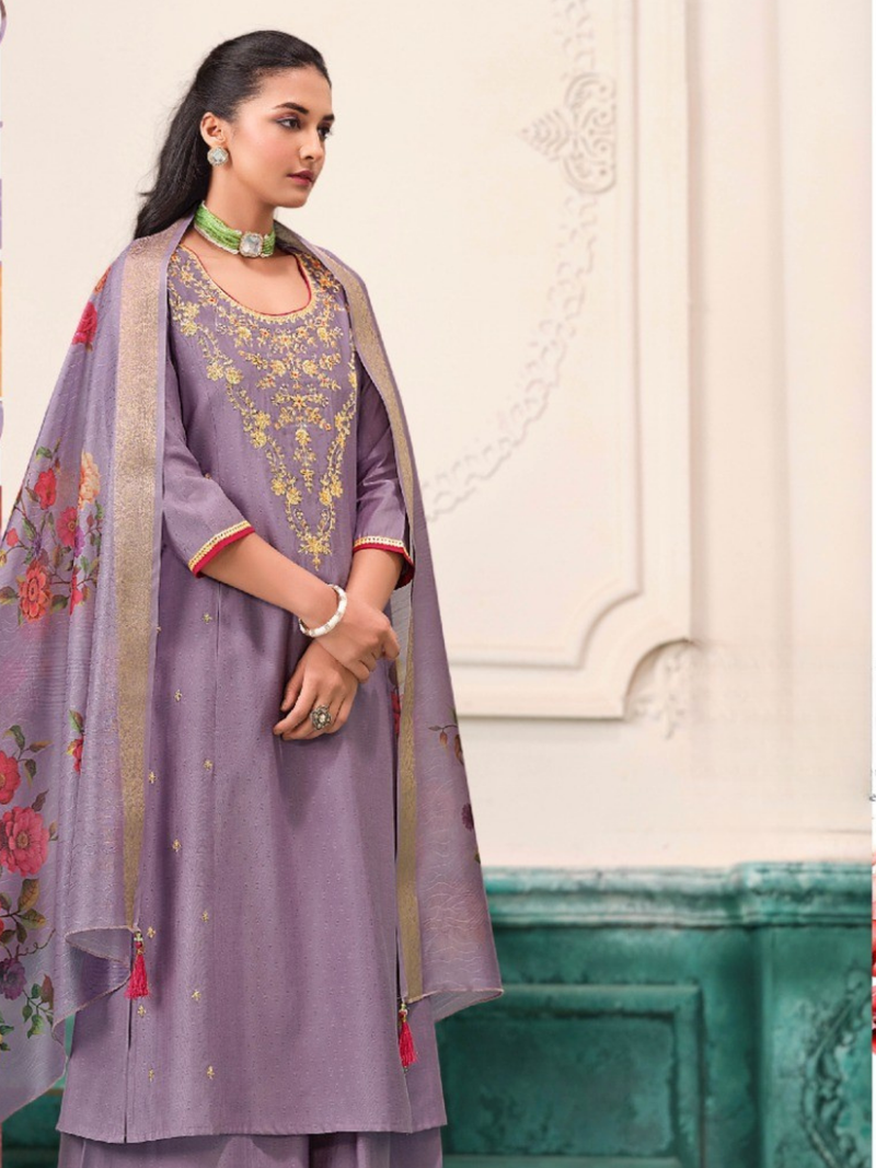 Women’s Serene Bloom Nagris Kurta Set-19