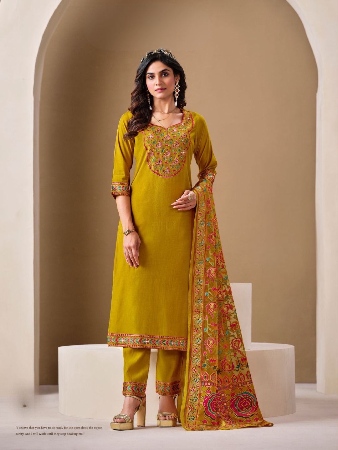 Beautiful Women’s Graceful Brasso Heritage Collection with thread word-25