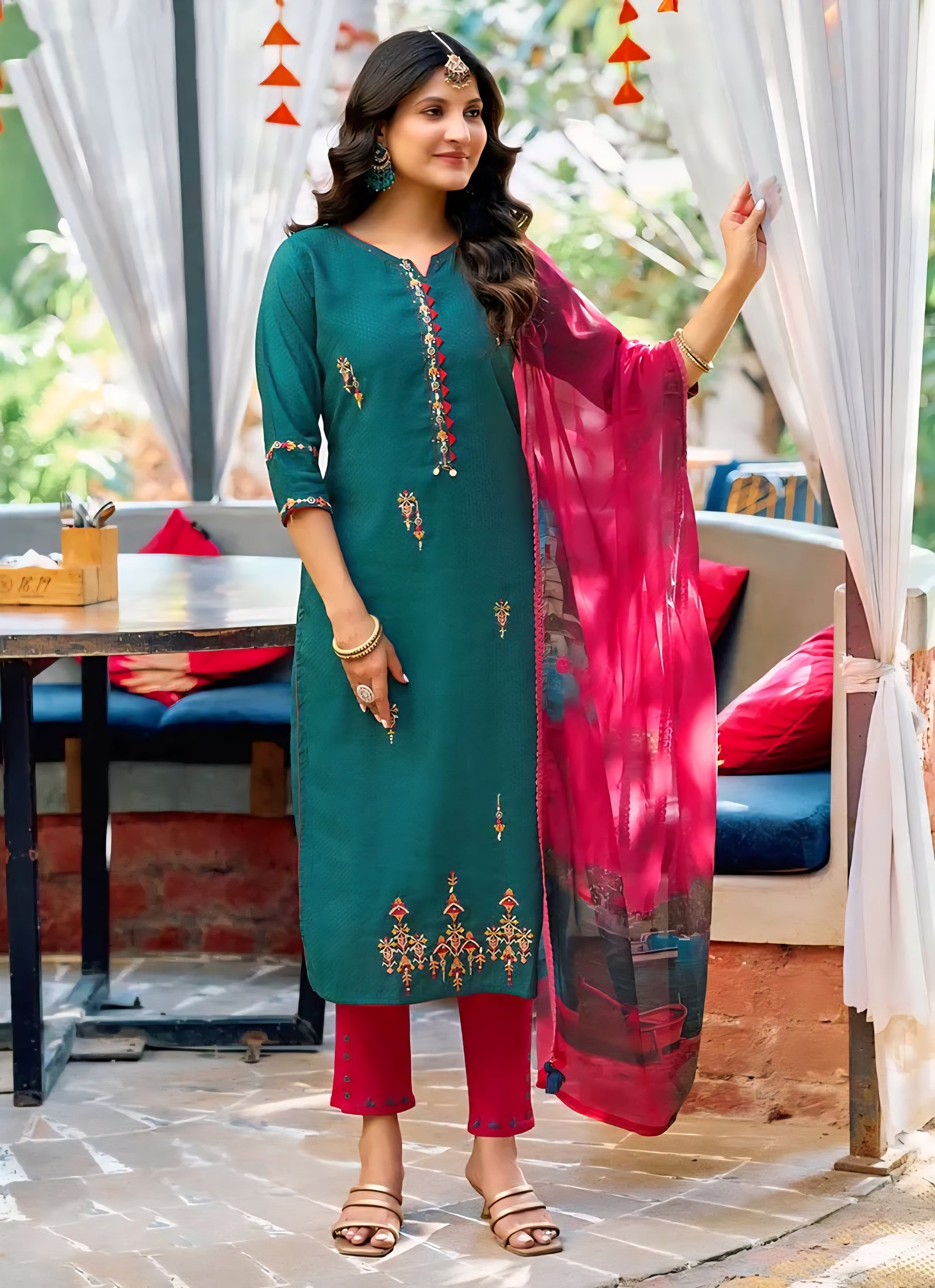 Khoobsurat Designer Readymade Kurta Set-3