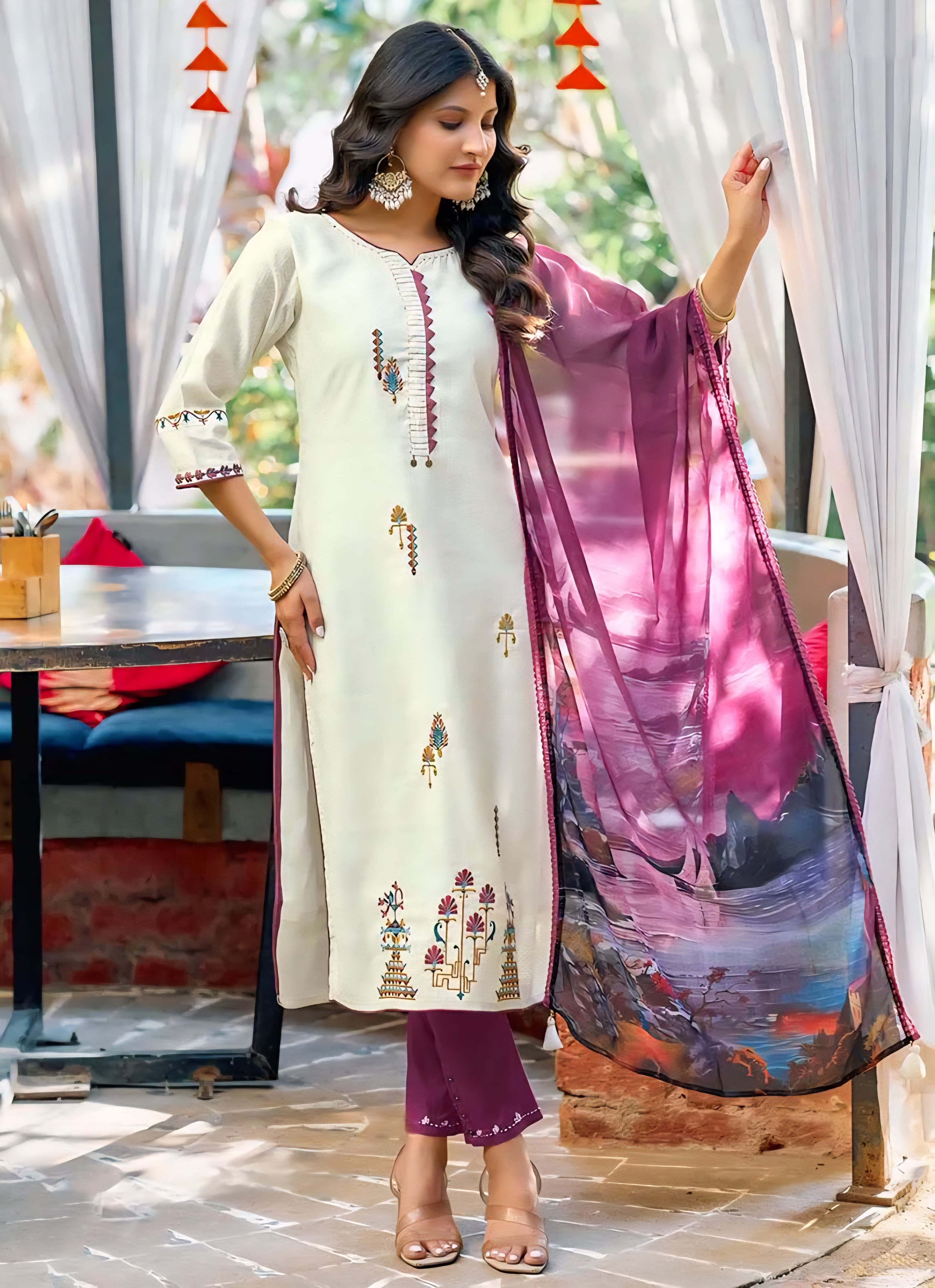 Khoobsurat Designer Readymade Kurta Set