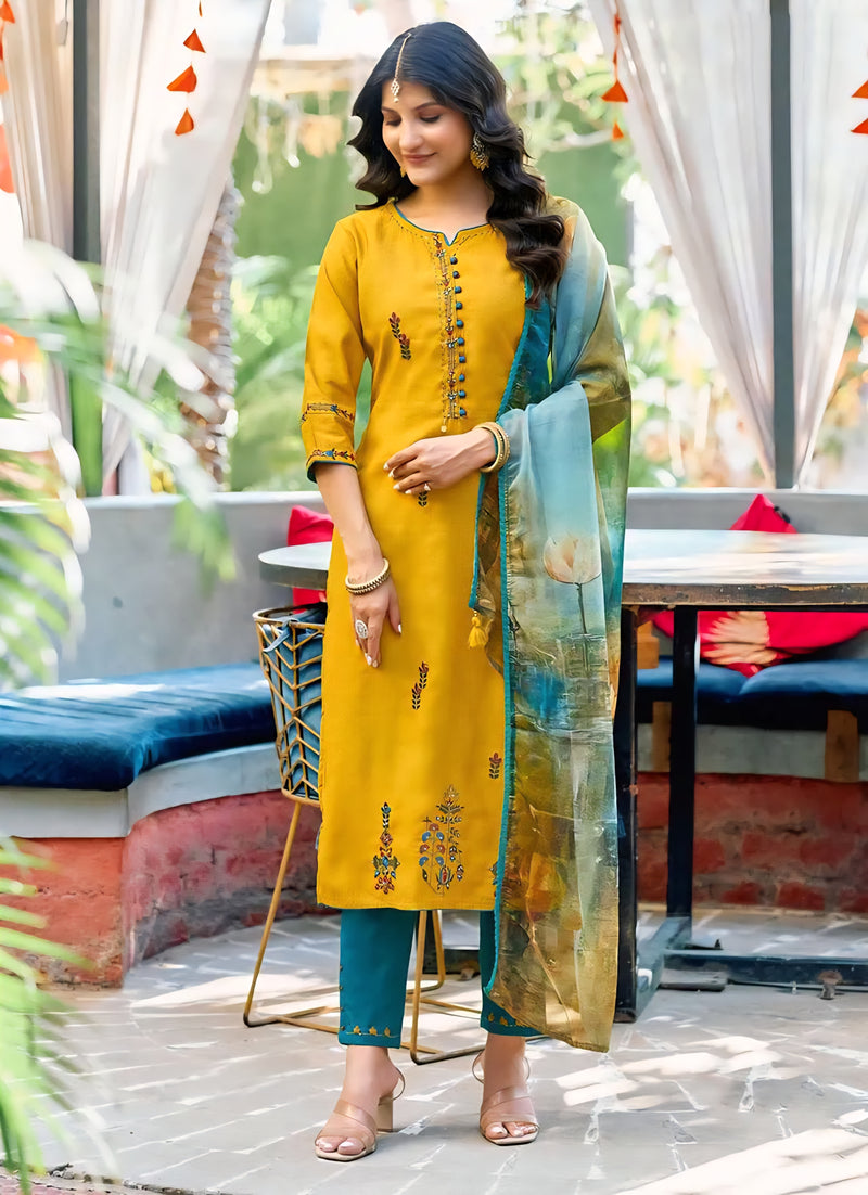 Khoobsurat Designer Readymade Kurta Set-4