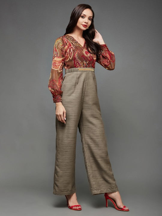 Printed Basic Jumpsuit-4