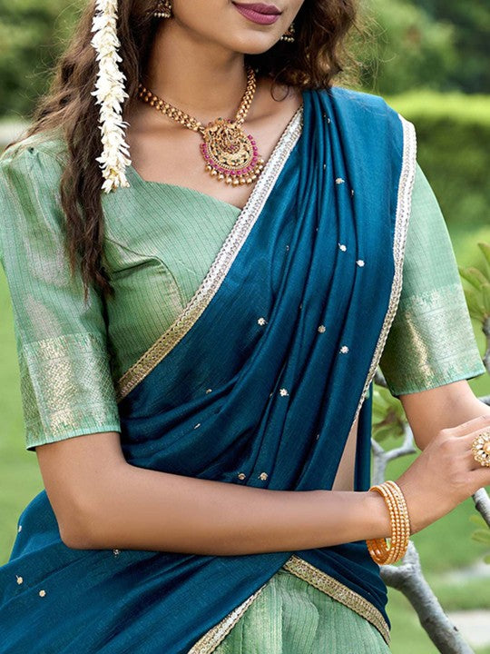Ready to Wear Lehenga & Unstitched Blouse With Dupatta-2