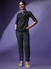 Black Net Co-Ord Set