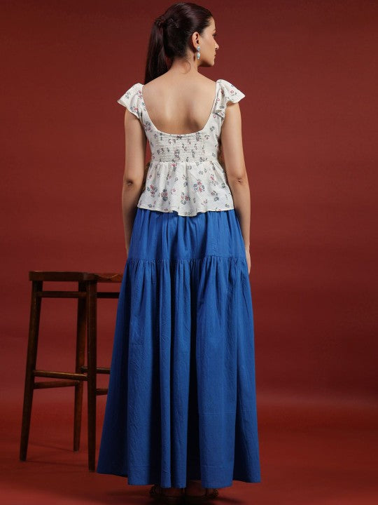 Flared Maxi Skirts-2