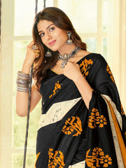 Bagh Printed Dabu Saree