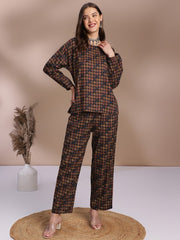 Geometric Printed Co-Ords