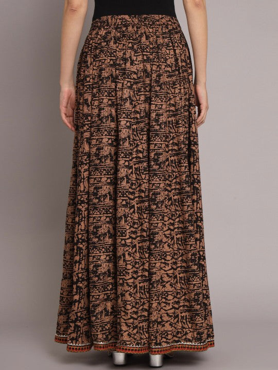 abstract printed maxi skirt-2