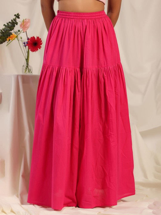 Flared Maxi Skirts-6
