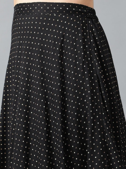 Bandhani Printed Gotta Patti Ready to Wear Lehenga & Blouse With Dupatta