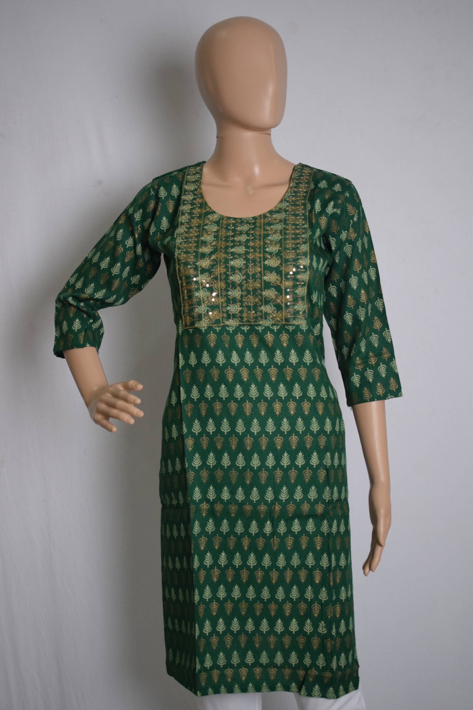 Cotton Festive Kurti Top