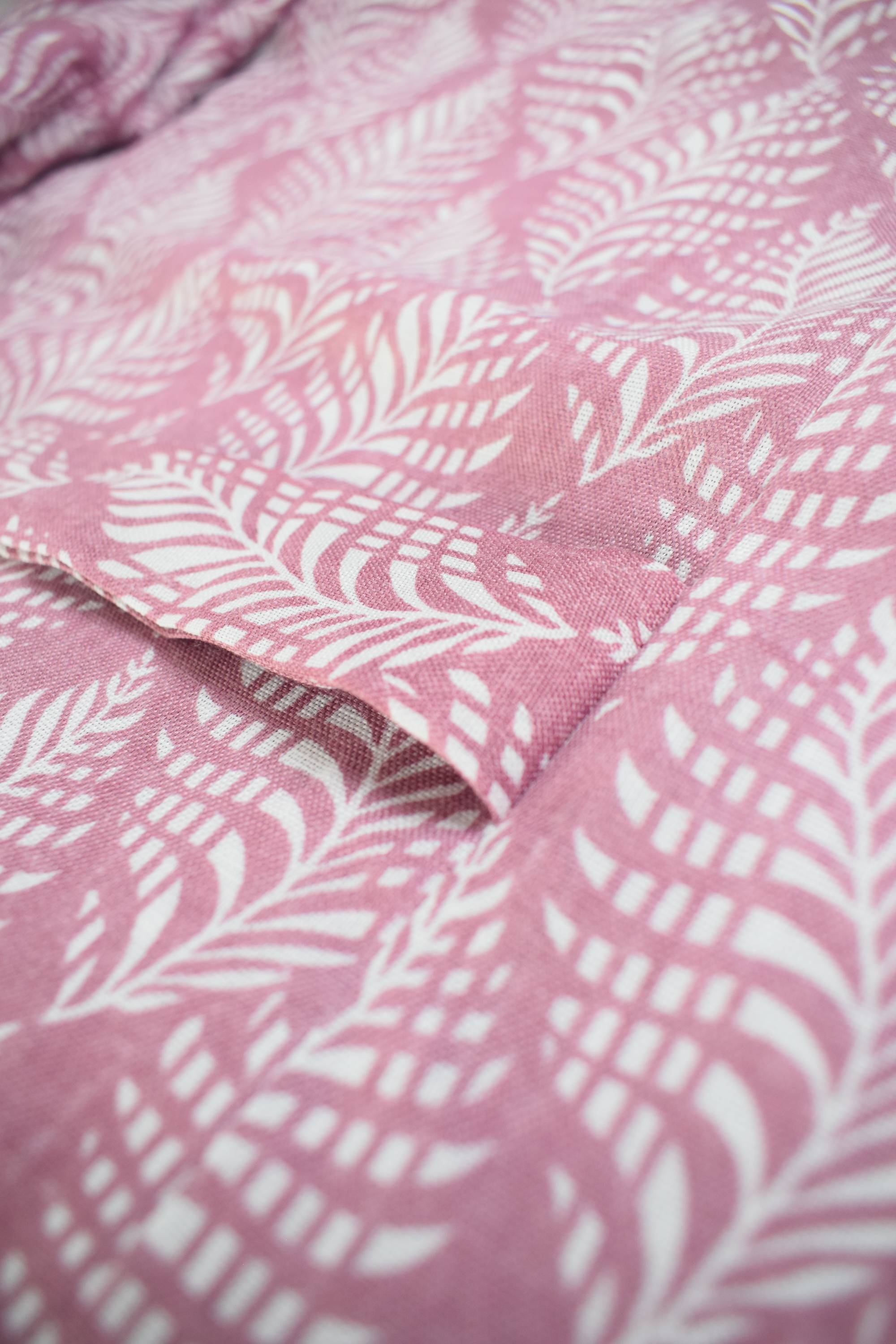 Salmon Pink Floral Design Co-Ord Set
