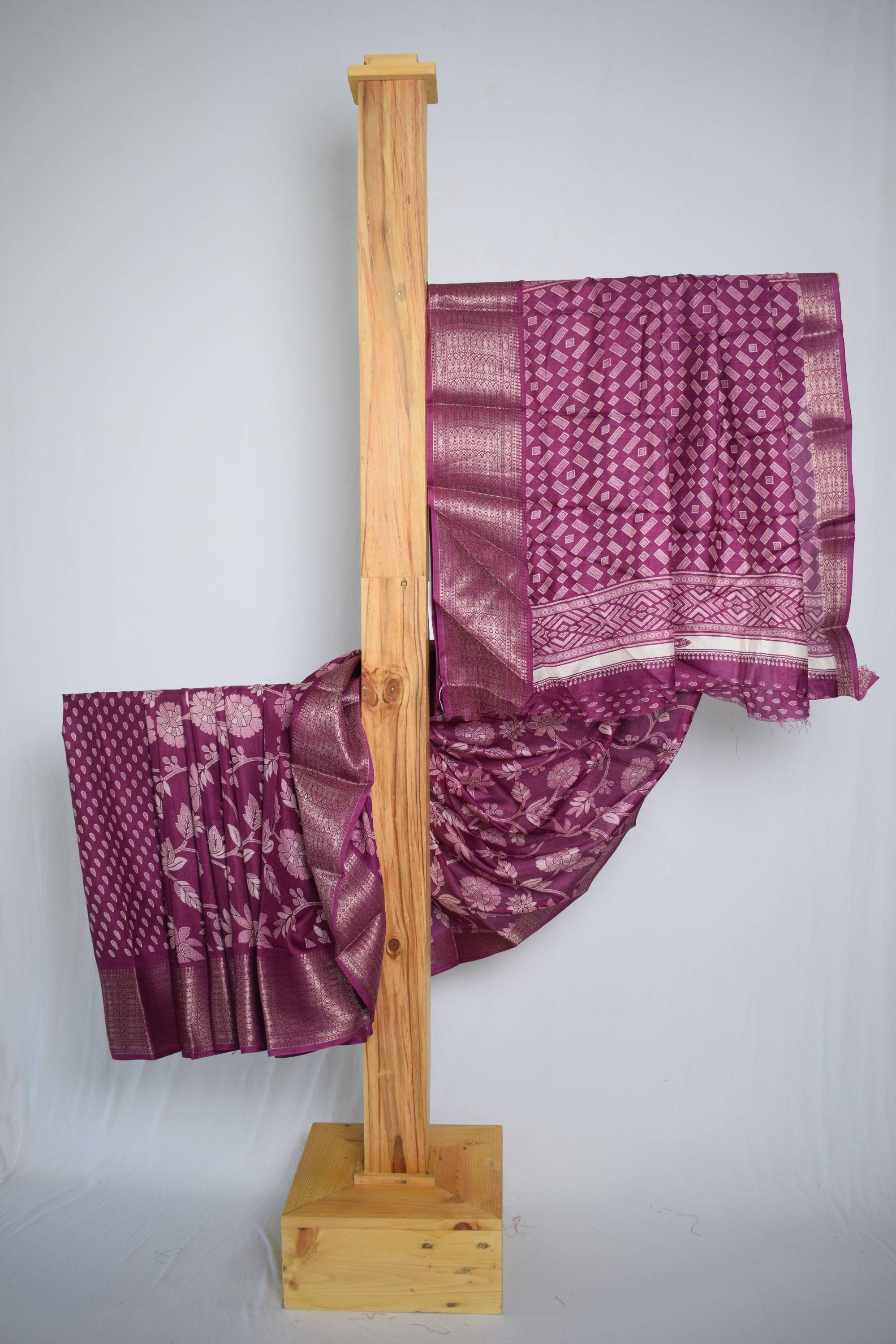 Floral Cotton Silk Saree