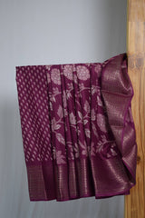 Floral Cotton Silk Saree