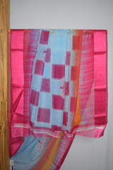 Vibrant Multicolor Cotton Silk Saree