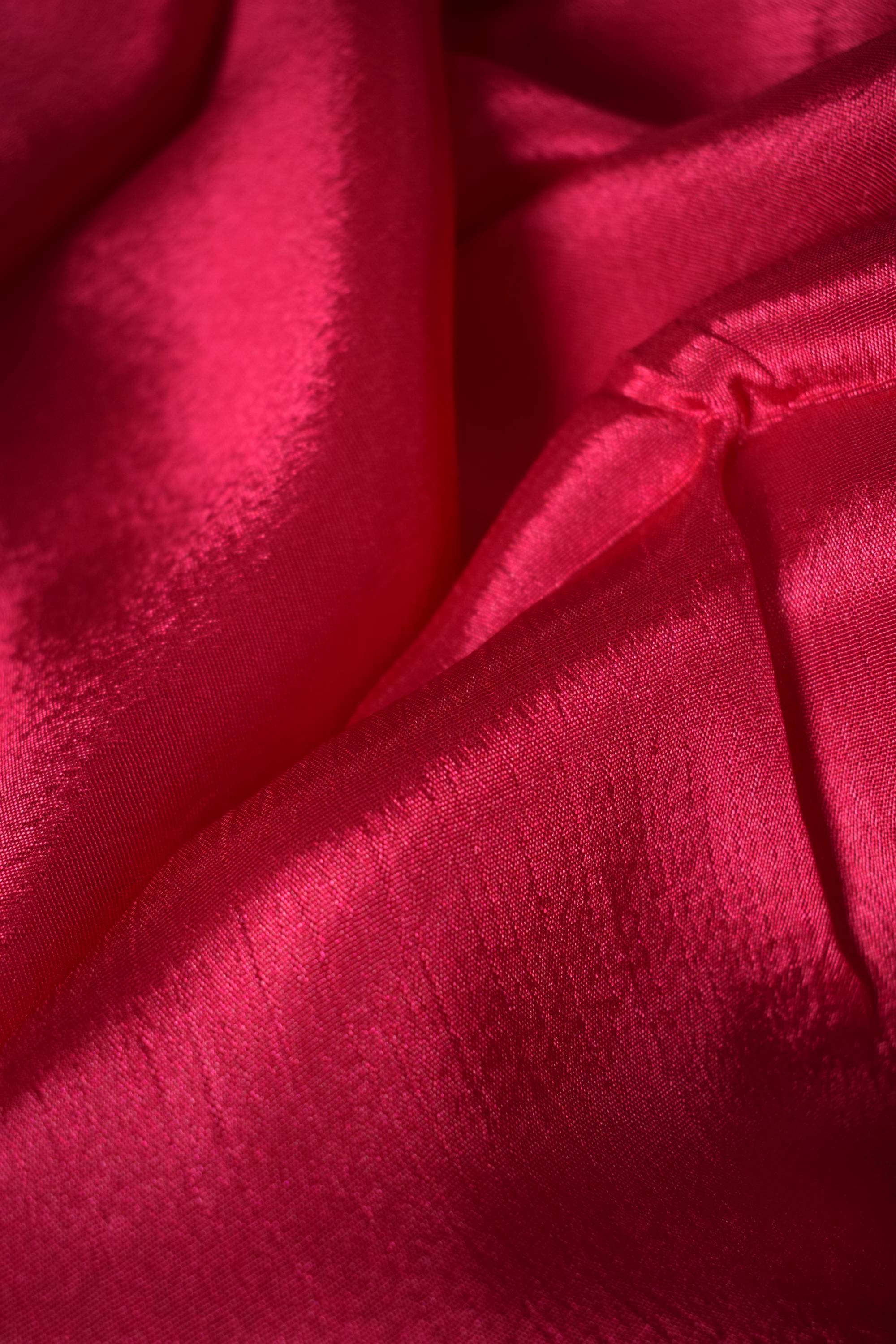 Coral Silk Printed Designer Saree