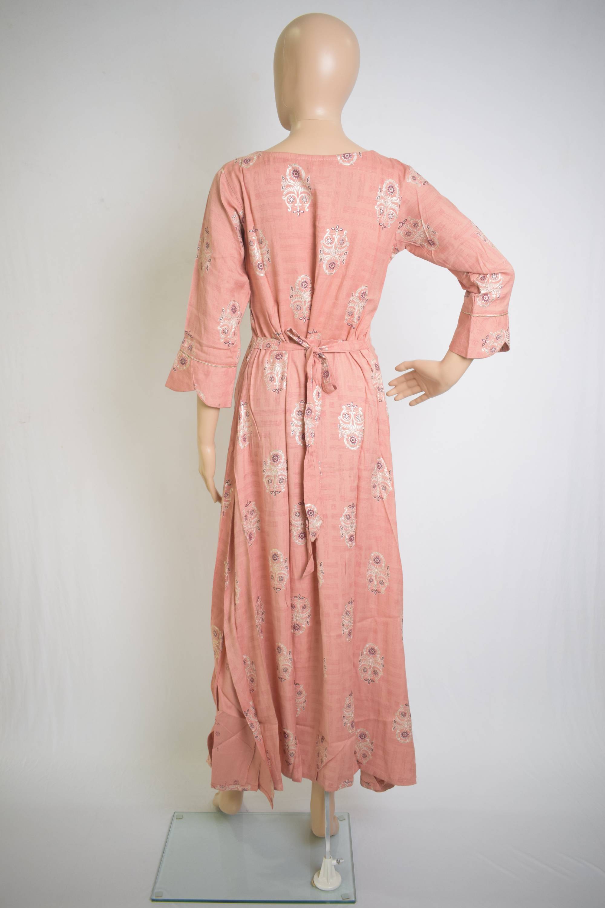 Floral Design Maxi Dress