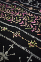 Black Sequence worked Kurti Top