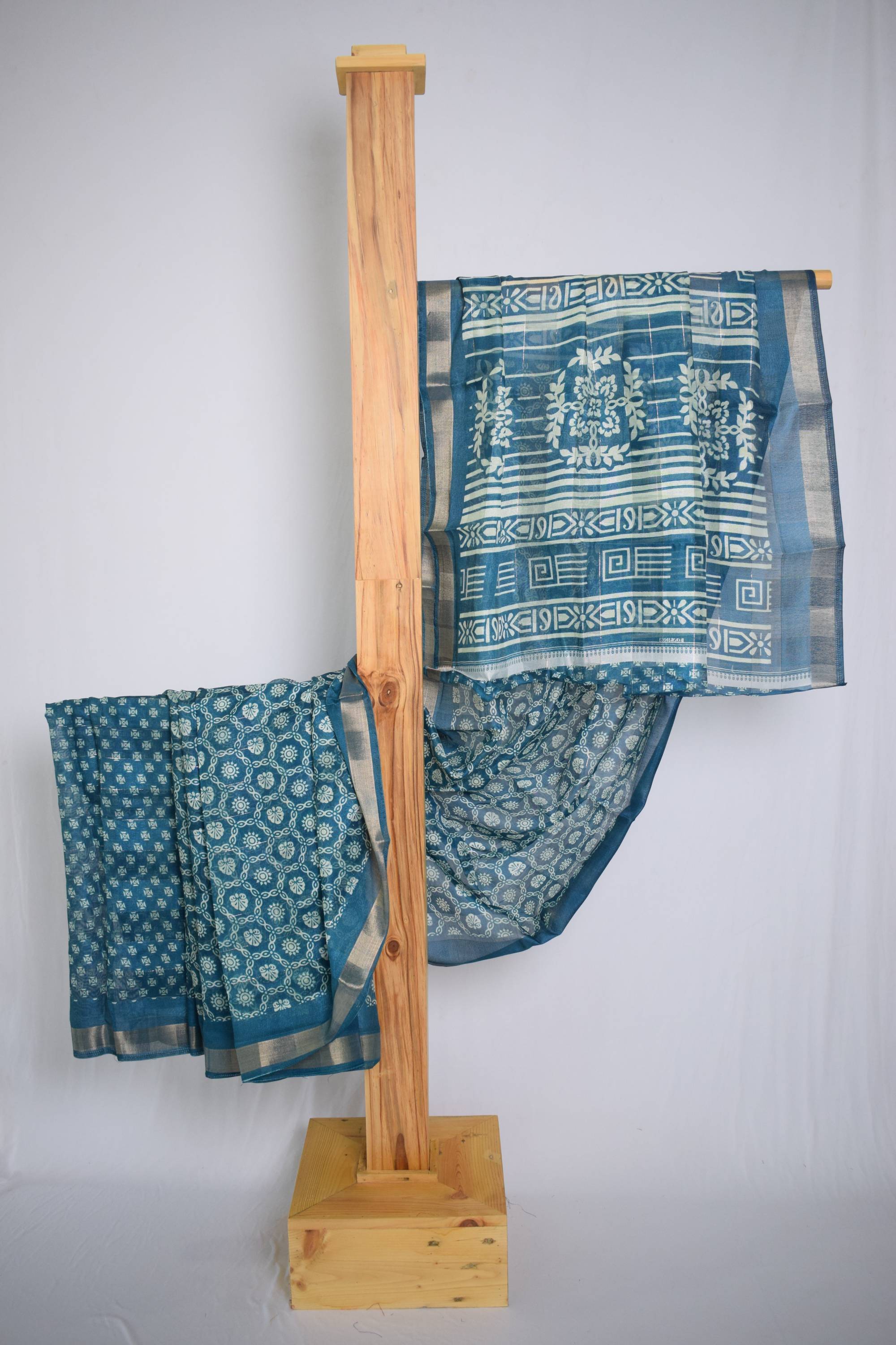 Pure Cotton Silk Designer Saree