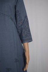 Pure Cotton Grey Kurta Set