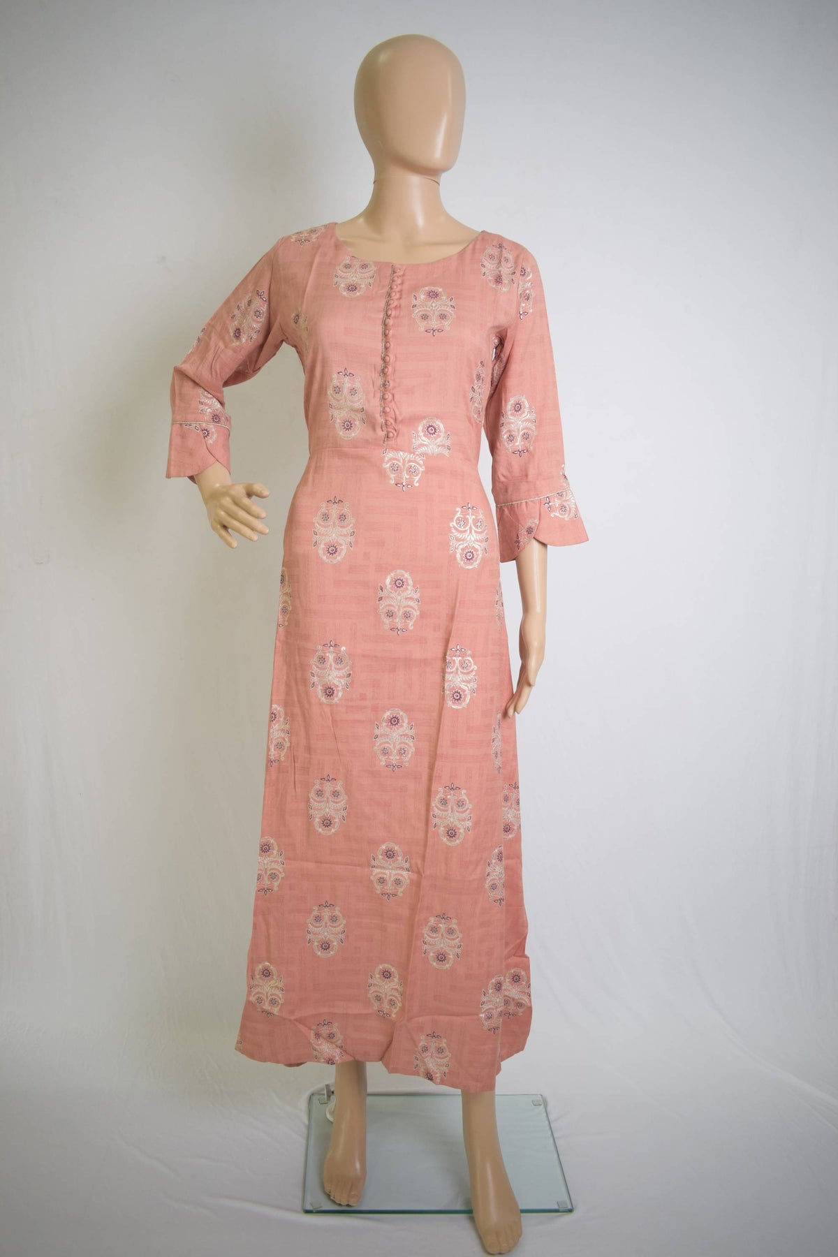 Floral Design Maxi Dress