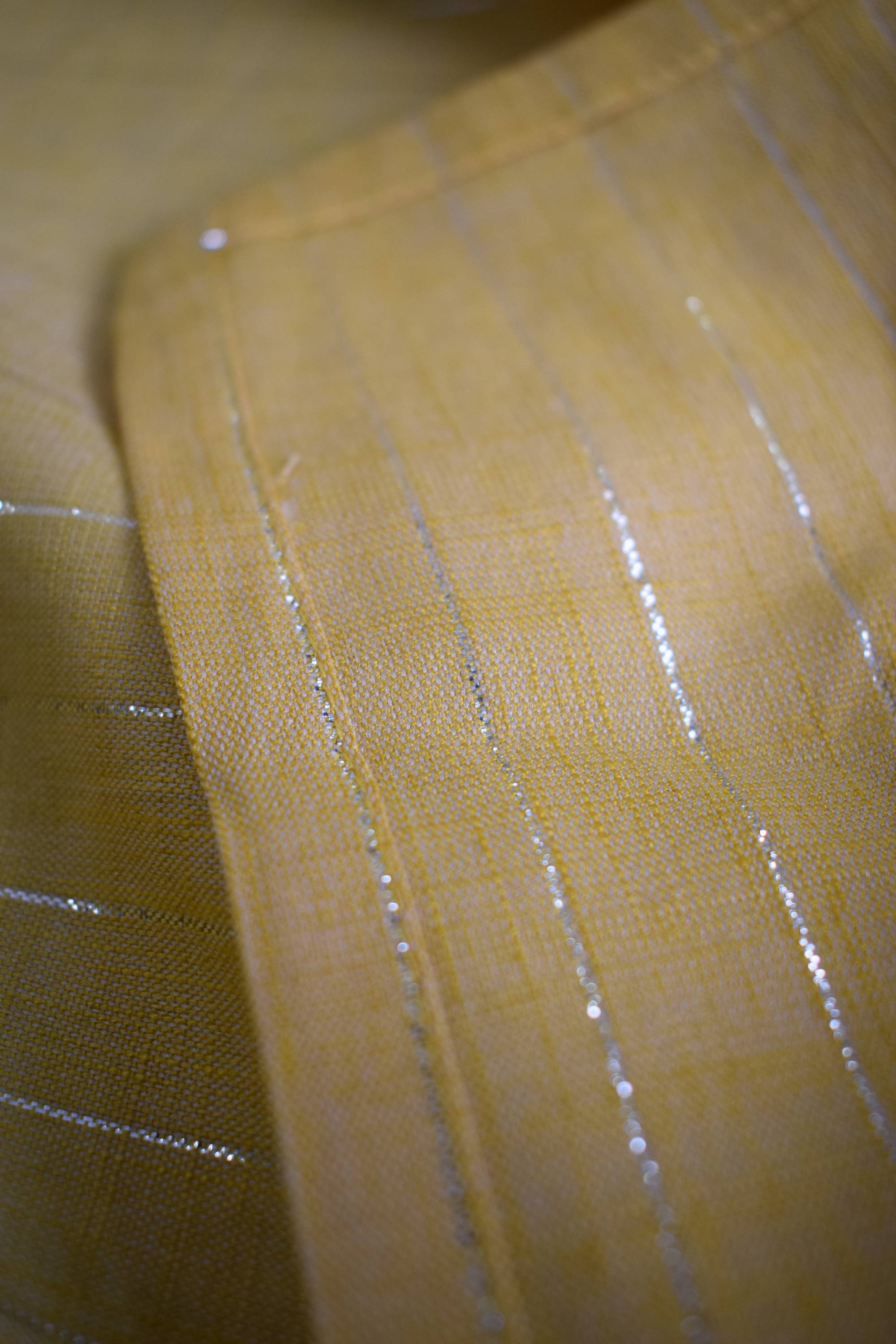 Yellow Embroidered Ethnic Kuti Top