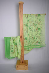Floral Design Printed Crepe Saree