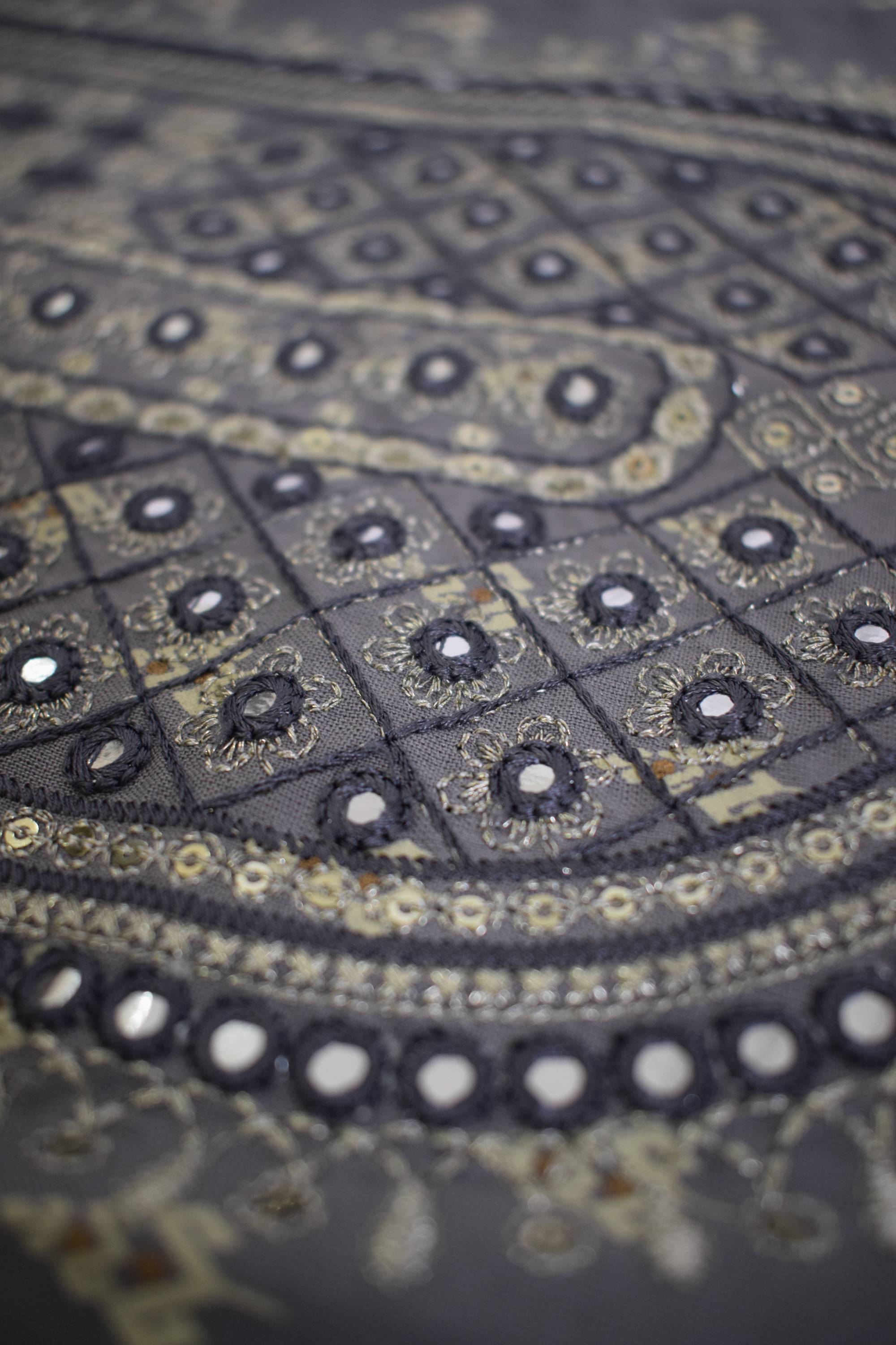 Grey Sequence worked Festive Kurti