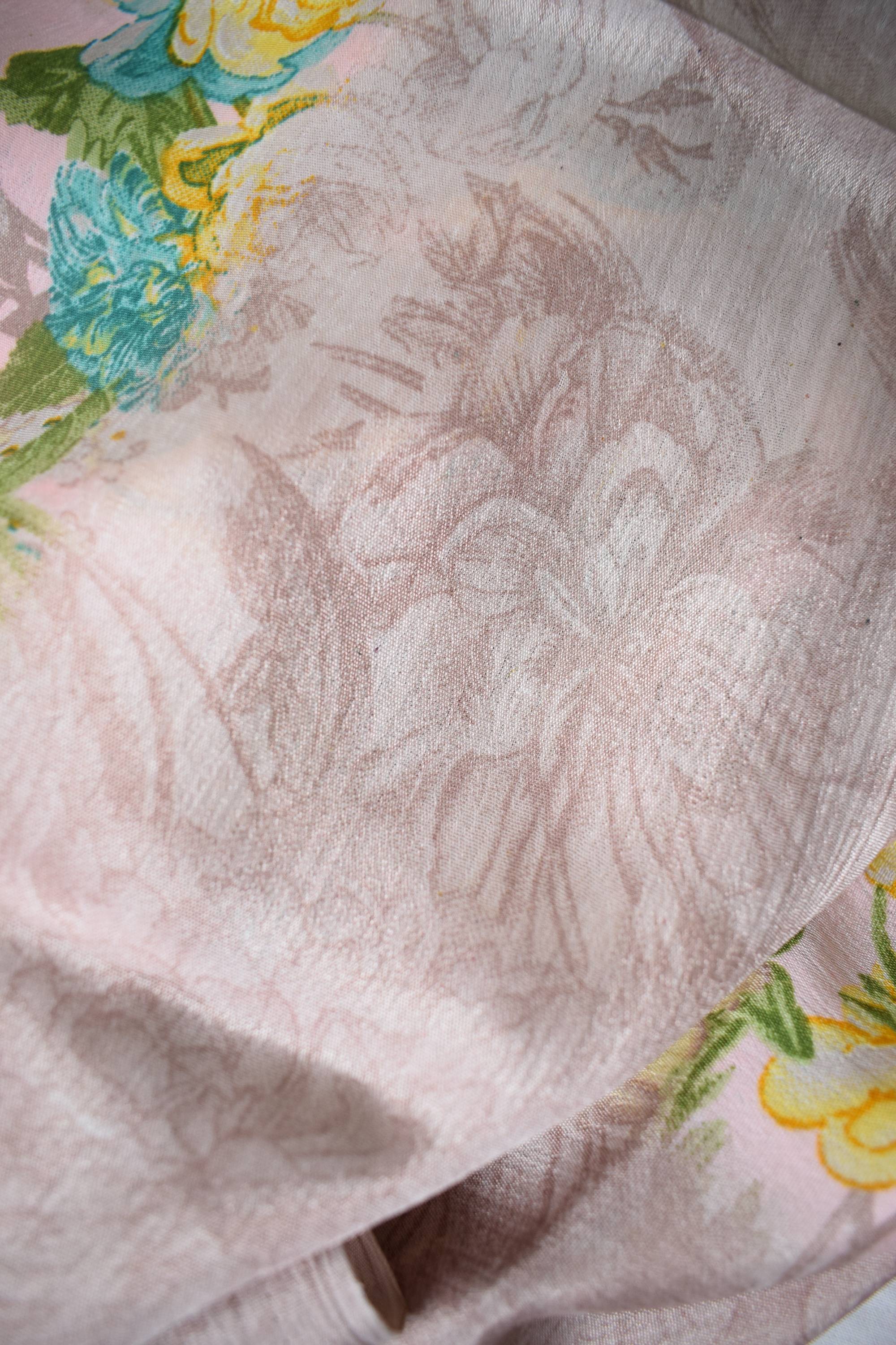 Coral Printed Multicolor Cotton Silk Saree