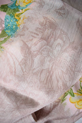 Coral Printed Multicolor Cotton Silk Saree