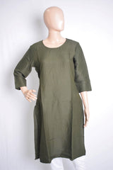 Green Ethnic Kurti Top