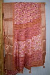 Floral Cotton Silk Saree