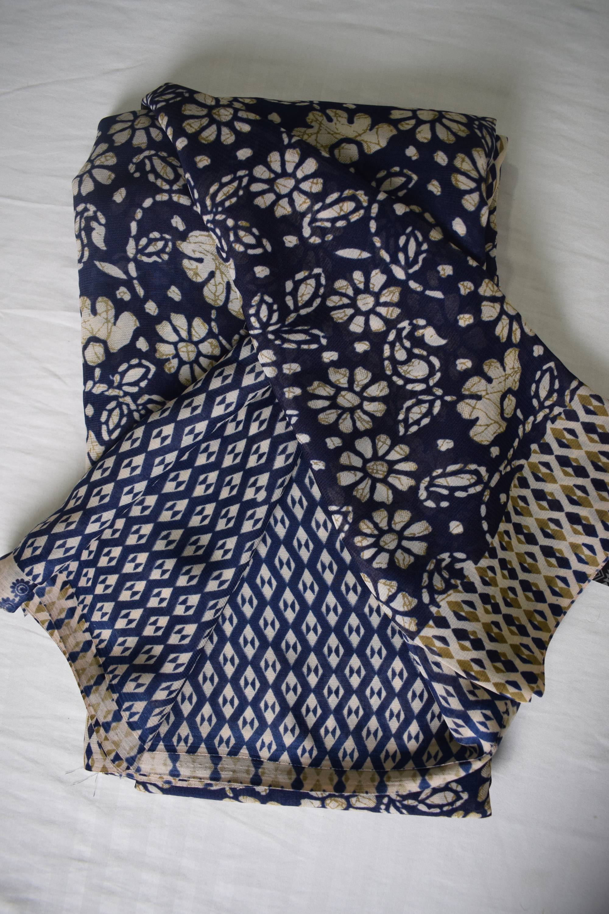 Floral Printed Saree