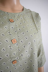 Light Green Printed Kurti Top