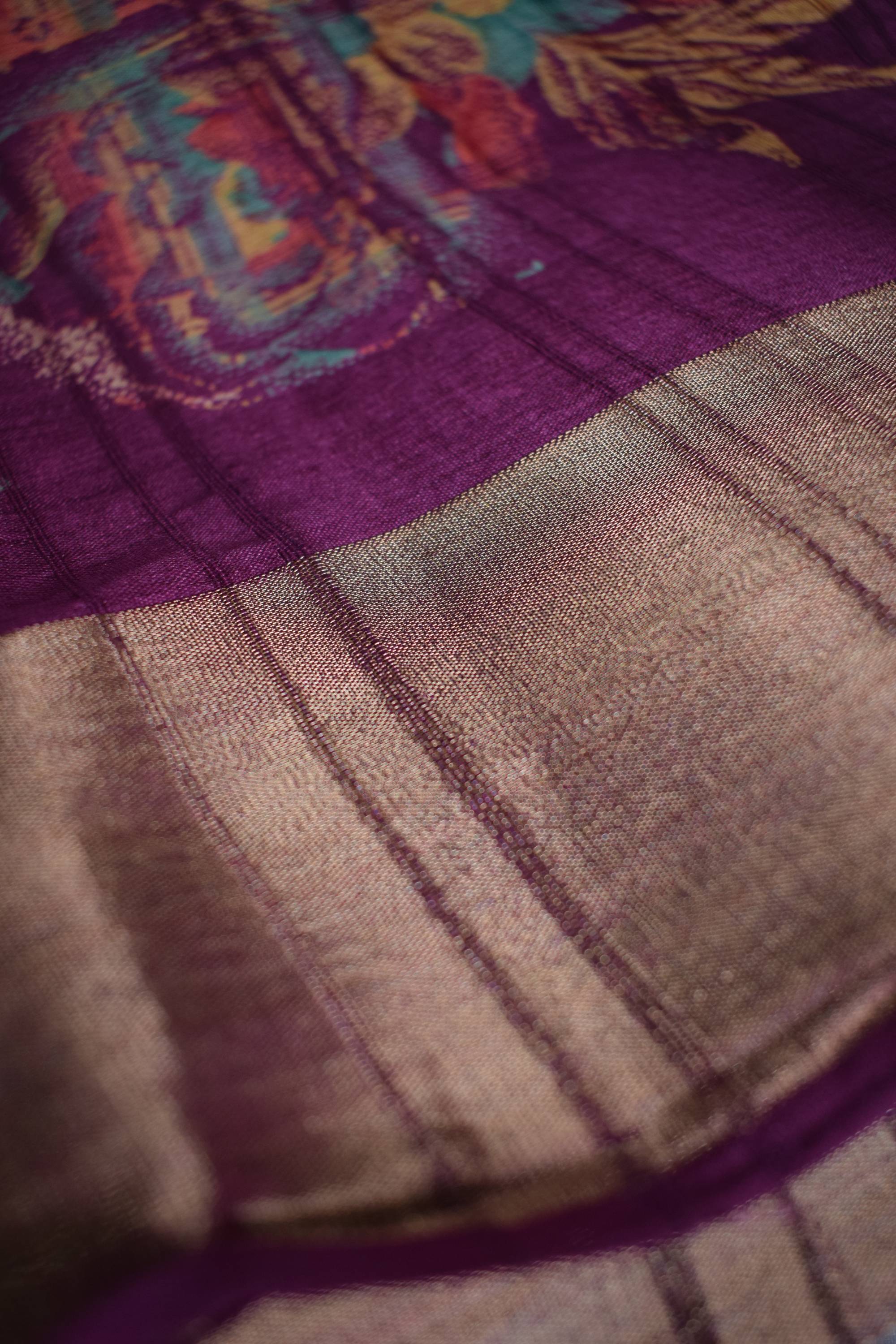Multicolor Designer Saree